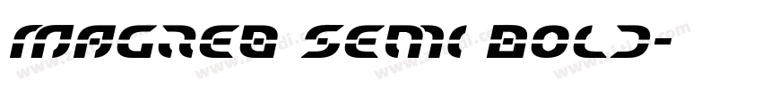 Magreb Semi Bold字体转换
